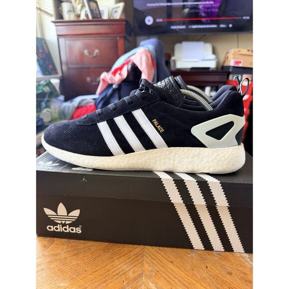 adidas Palace Pro Boost Black White Gold Size 11.5 - Picture 4 of 10